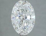 Lab-Grown 2.01 Carat Oval Shape Diamond color D Clarity SI1, precious stones, engagement diamonds