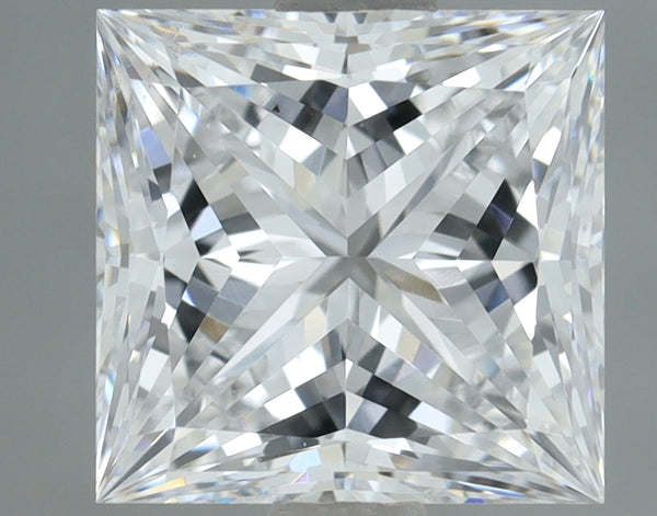 Lab-Grown 1.41 Carat Princess Cut Diamond color E Clarity VS1, precious stones, engagement diamonds