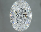 Lab-Grown 4.05 Carat Oval Shape Diamond color D Clarity VS2, precious stones, engagement diamonds