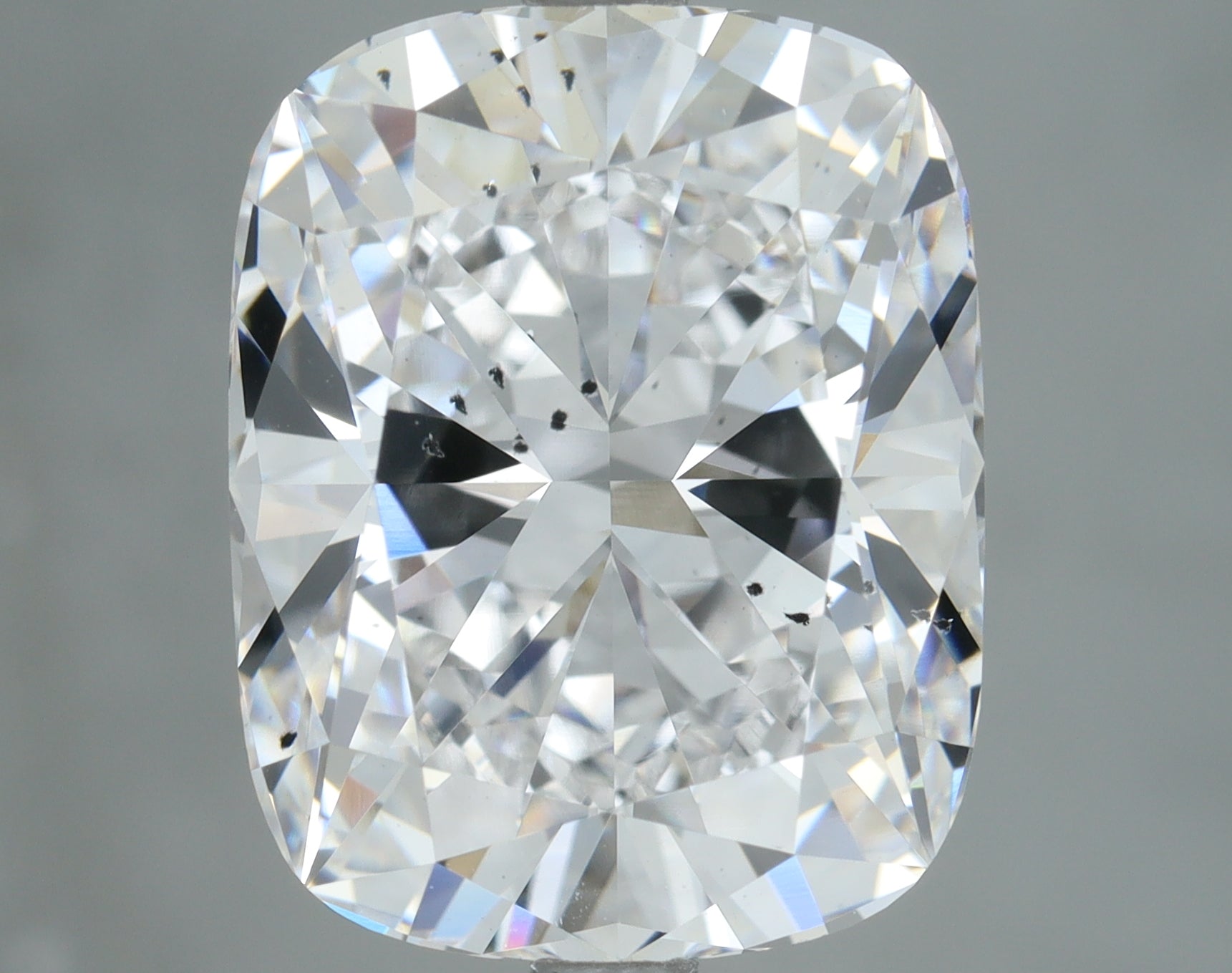 Lab-Grown 5.23 Carat Cushion Brilliant Diamond color E Clarity SI1, precious stones, engagement diamonds