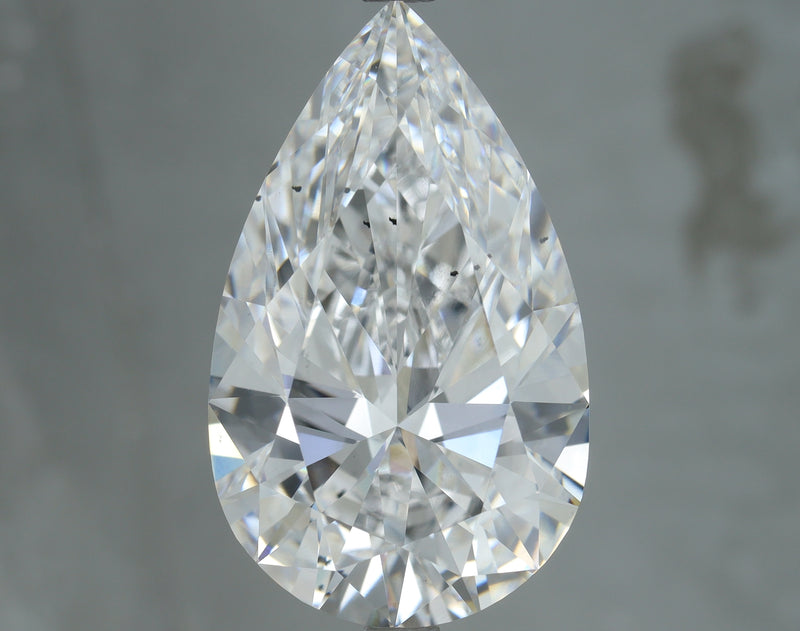 Lab-Grown 7.03 Carat Pear Shape Diamond color E Clarity SI1, precious stones, engagement diamonds