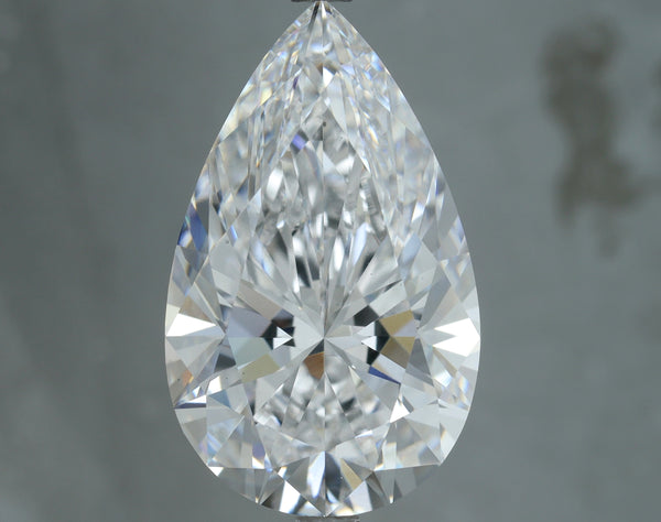 Lab-Grown 7.12 Carat Pear Shape Diamond color D Clarity VS1, precious stones, engagement diamonds