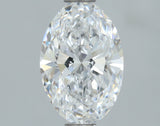 Lab-Grown 1.00 Carat Oval Shape Diamond color D Clarity VVS2, precious stones, engagement diamonds