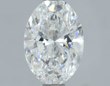 Lab-Grown 1.01 Carat Oval Shape Diamond color E Clarity VS2, precious stones, engagement diamonds