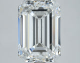 Lab-Grown 5.01 Carat Emerald Cut Diamond color F Clarity VS2, precious stones, engagement diamonds