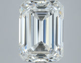 Lab-Grown 5.02 Carat Emerald Cut Diamond color D Clarity VS1, precious stones, engagement diamonds