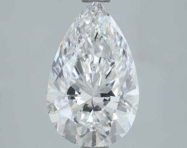 Lab-Grown 2.01 Carat Pear Shape Diamond color D Clarity VS2, precious stones, engagement diamonds