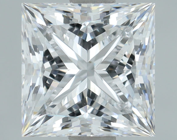 Lab-Grown 1.25 Carat Princess Cut Diamond color D Clarity VS1, precious stones, engagement diamonds