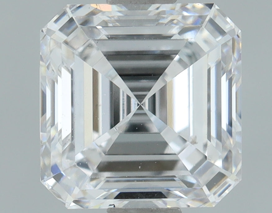 Lab-Grown 1.06 Carat Asscher Cut Diamond color D Clarity VS2, precious stones, engagement diamonds