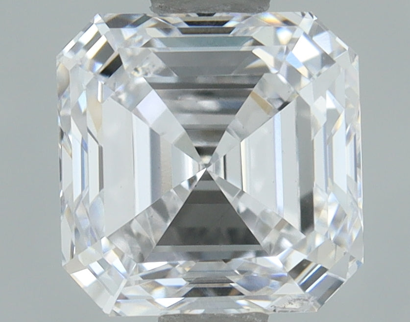 Lab-Grown 1.00 Carat Asscher Cut Diamond color D Clarity VS2, precious stones, engagement diamonds
