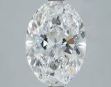 Lab-Grown 3.06 Carat Oval Shape Diamond color D Clarity VS2, precious stones, engagement diamonds