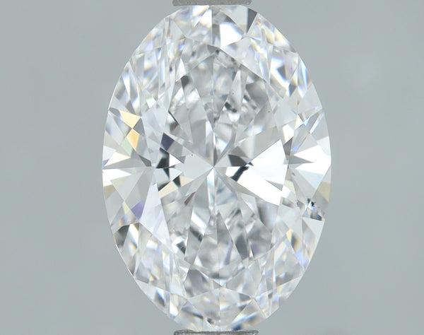 Lab-Grown 1.01 Carat Oval Shape Diamond color D Clarity VS2, precious stones, engagement diamonds