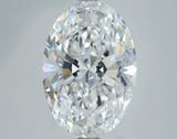 Lab-Grown 4.01 Carat Oval Shape Diamond color D Clarity VS2, precious stones, engagement diamonds