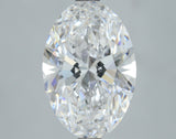 Lab-Grown 3.01 Carat Oval Shape Diamond color D Clarity VS1, precious stones, engagement diamonds