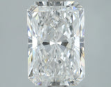 Lab-Grown 2.01 Carat Radiant Cut Diamond color D Clarity VS2, precious stones, engagement diamonds