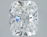 Lab-Grown 3.01 Carat Cushion Brilliant Diamond color D Clarity VS1, precious stones, engagement diamonds