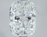 Lab-Grown 3.12 Carat Cushion Brilliant Diamond color D Clarity VS1, precious stones, engagement diamonds