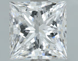 Lab-Grown 1.50 Carat Princess Cut Diamond color E Clarity VS1, precious stones, engagement diamonds