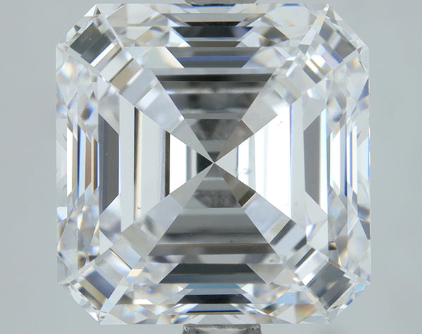 Lab-Grown 4.02 Carat Asscher Cut Diamond color E Clarity VS1, precious stones, engagement diamonds