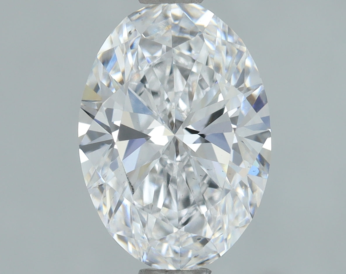 Lab-Grown 1.00 Carat Oval Shape Diamond color D Clarity VS2, precious stones, engagement diamonds