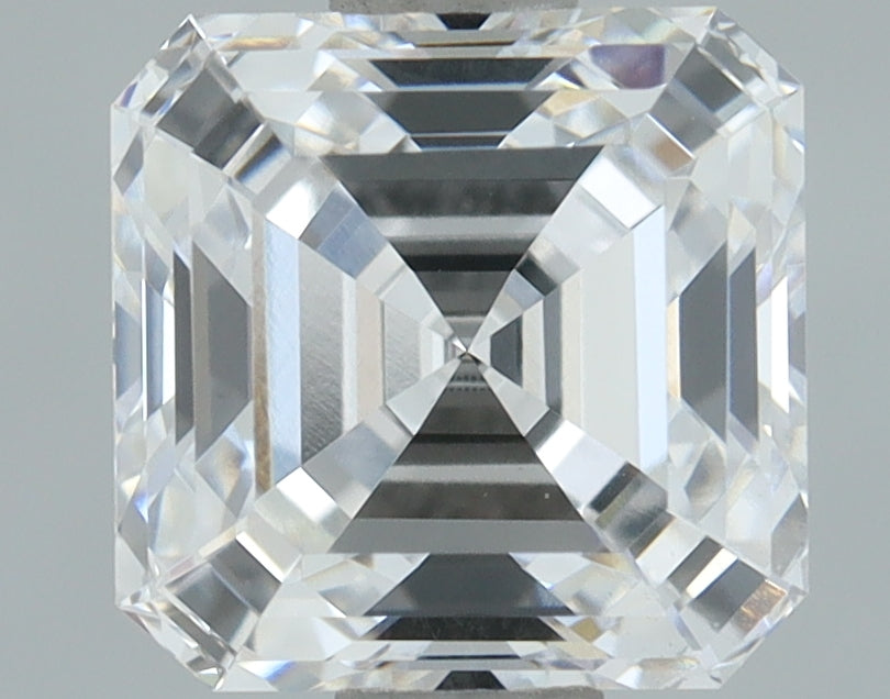 Lab-Grown 1.01 Carat Asscher Cut Diamond color E Clarity VVS2, precious stones, engagement diamonds