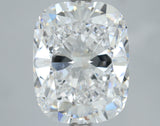 Lab-Grown 5.01 Carat Cushion Brilliant Diamond color E Clarity VS2, precious stones, engagement diamonds