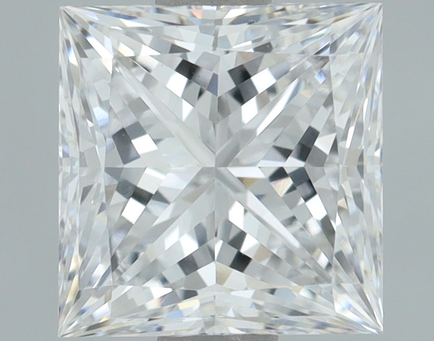 Lab-Grown 1.02 Carat Princess Cut Diamond color E Clarity VVS2, precious stones, engagement diamonds
