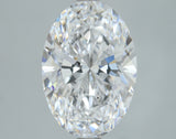 Lab-Grown 3.01 Carat Oval Shape Diamond color D Clarity VS2, precious stones, engagement diamonds