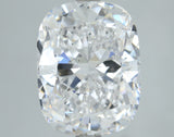 Lab-Grown 4.00 Carat Cushion Brilliant Diamond color D Clarity VS2, precious stones, engagement diamonds