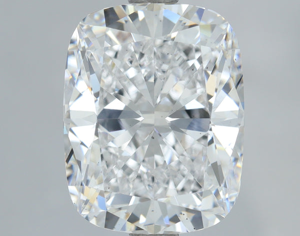 Lab-Grown 3.20 Carat Cushion Brilliant Diamond color E Clarity VS2, precious stones, engagement diamonds