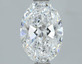 Lab-Grown 1.00 Carat Oval Shape Diamond color D Clarity VS1, precious stones, engagement diamonds