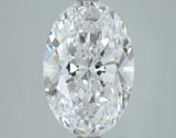 Lab-Grown 3.00 Carat Oval Shape Diamond color D Clarity VS2, precious stones, engagement diamonds