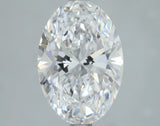 Lab-Grown 3.00 Carat Oval Shape Diamond color D Clarity VS2, precious stones, engagement diamonds