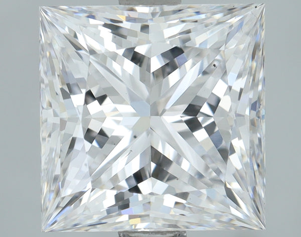 Lab-Grown 2.02 Carat Princess Cut Diamond color D Clarity VS2, precious stones, engagement diamonds