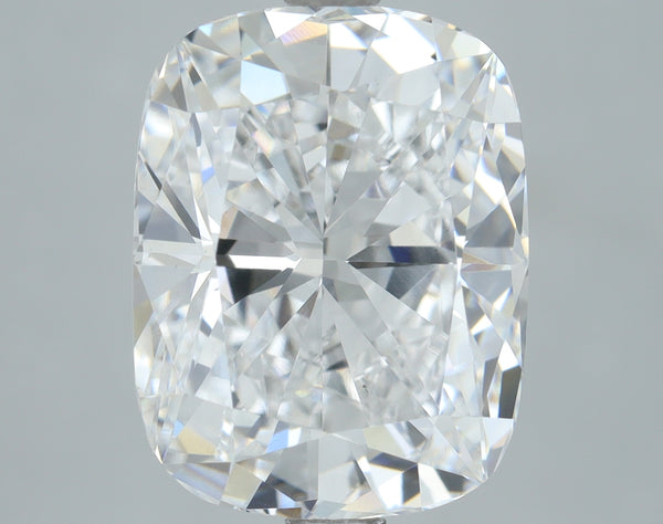 Lab-Grown 4.01 Carat Cushion Brilliant Diamond color D Clarity VS1, precious stones, engagement diamonds