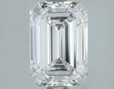 Lab-Grown 2.03 Carat Emerald Cut Diamond color D Clarity VS2, precious stones, engagement diamonds