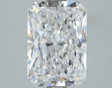 Lab-Grown 2.01 Carat Radiant Cut Diamond color D Clarity VS2, precious stones, engagement diamonds