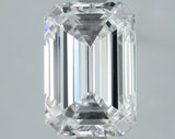 Lab-Grown 2.51 Carat Emerald Cut Diamond color D Clarity VS2, precious stones, engagement diamonds