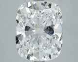 Lab-Grown 5.01 Carat Cushion Brilliant Diamond color D Clarity VS2, precious stones, engagement diamonds