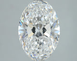 Lab-Grown 3.01 Carat Oval Shape Diamond color D Clarity VS1, precious stones, engagement diamonds