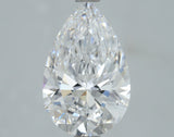 Lab-Grown 2.01 Carat Pear Shape Diamond color D Clarity VS1, precious stones, engagement diamonds