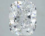 Lab-Grown 4.00 Carat Cushion Brilliant Diamond color D Clarity VS2, precious stones, engagement diamonds