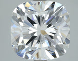 Lab-Grown 4.01 Carat Cushion Brilliant Diamond color D Clarity VS1, precious stones, engagement diamonds