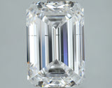 Lab-Grown 3.01 Carat Emerald Cut Diamond color D Clarity VS2, precious stones, engagement diamonds