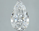 Lab-Grown 2.07 Carat Pear Shape Diamond color D Clarity VS1, precious stones, engagement diamonds