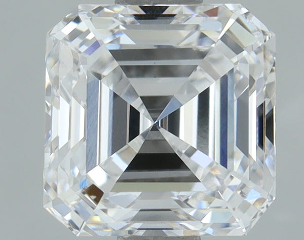 Lab-Grown 1.01 Carat Asscher Cut Diamond color E Clarity VS1, precious stones, engagement diamonds