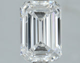 Lab-Grown 1.52 Carat Emerald Cut Diamond color D Clarity VVS2, precious stones, engagement diamonds