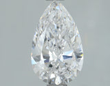 Lab-Grown 1.01 Carat Pear Shape Diamond color D Clarity VVS2, precious stones, engagement diamonds