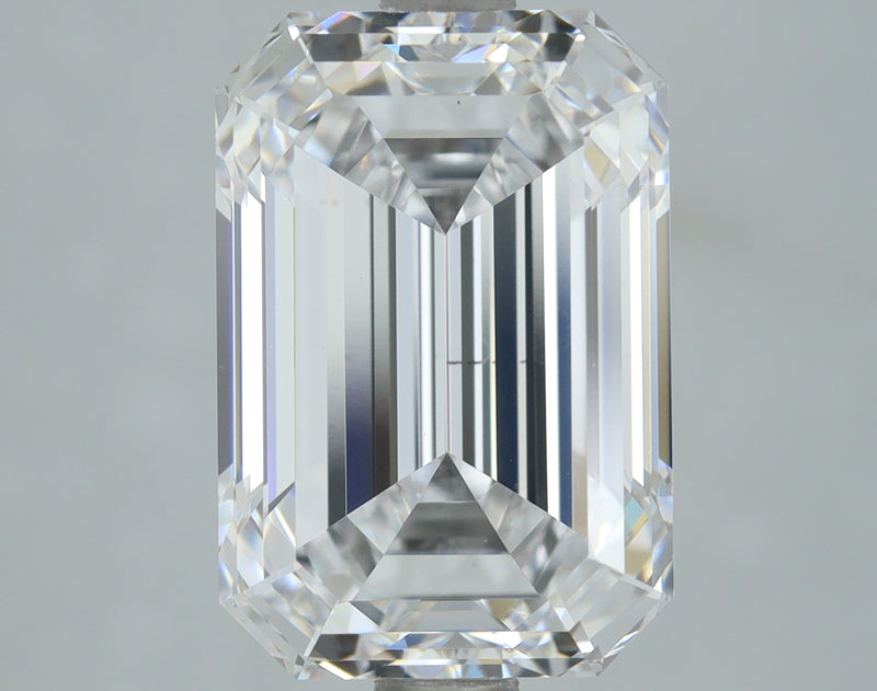 Lab-Grown 3.02 Carat Emerald Cut Diamond color D Clarity VS2, precious stones, engagement diamonds