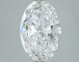 Lab-Grown 3.01 Carat Oval Shape Diamond color D Clarity VS2, precious stones, engagement diamonds